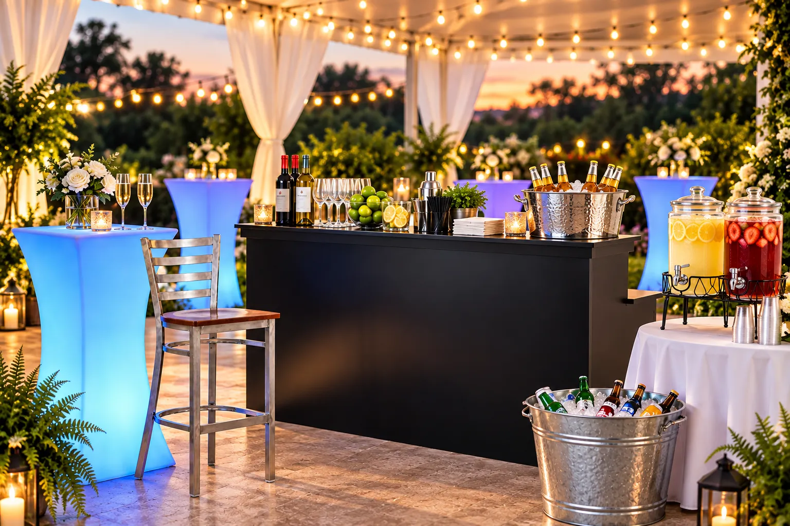 Bars, Cocktail Tables & Coolers