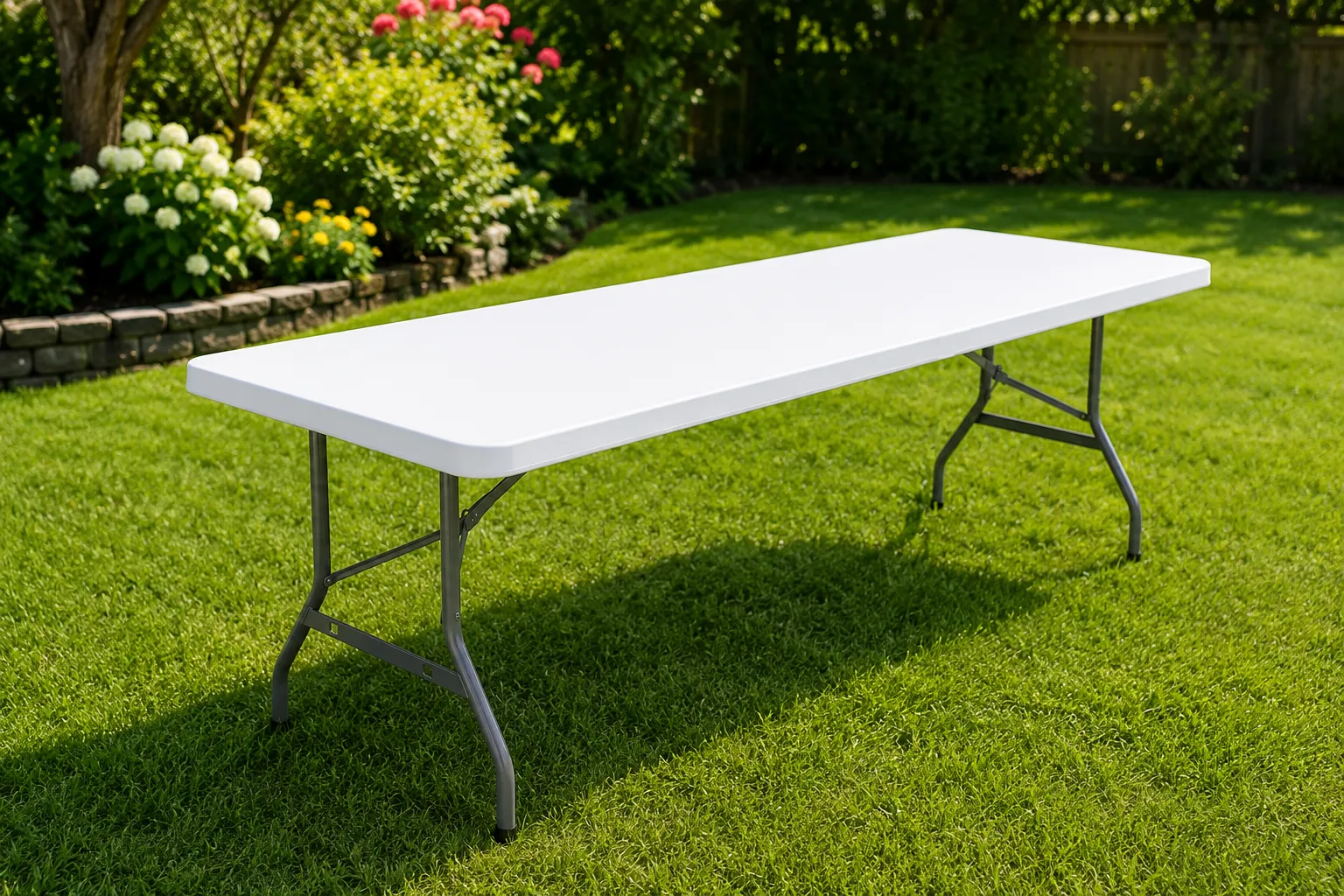8' Rectangular Event Table – Seats 8–10