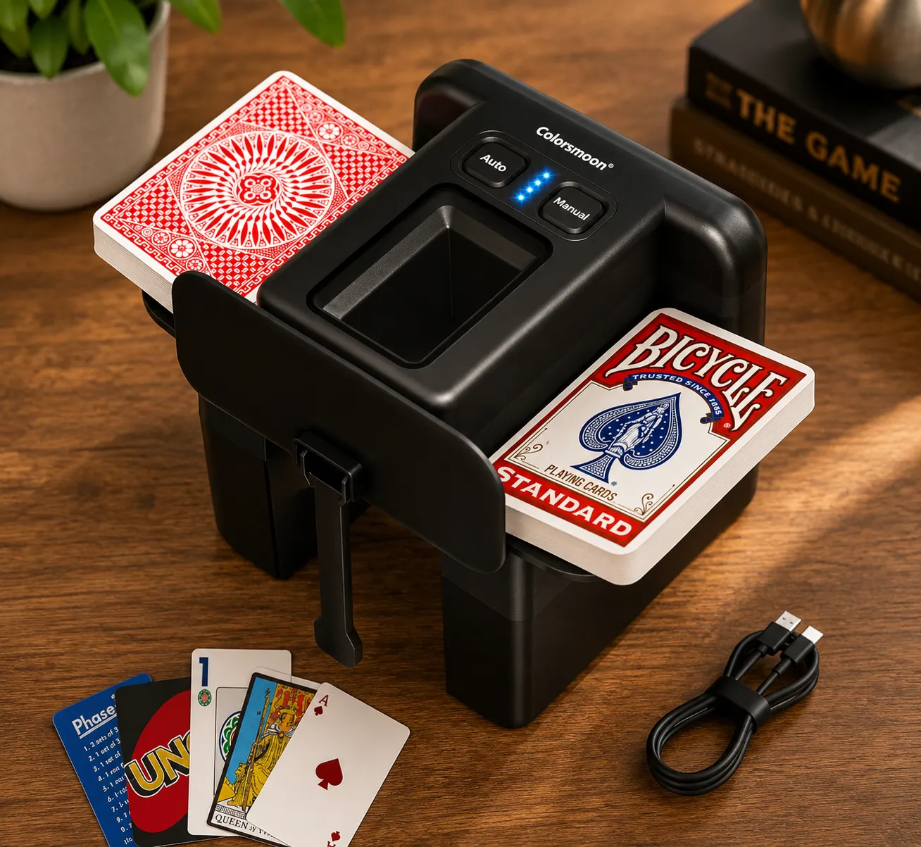 Automatic Card Shuffler - 4 decks