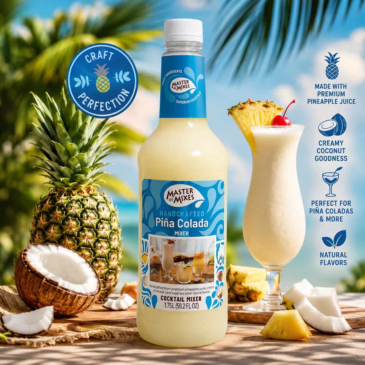 Pina Colada Drink Mix (59.2 Fl oz)