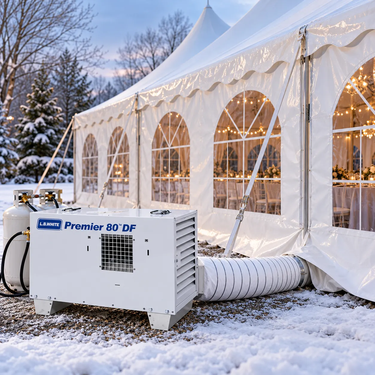 80,000 BTU Outdoor Tent Heater Rental (Tent Rental Required)