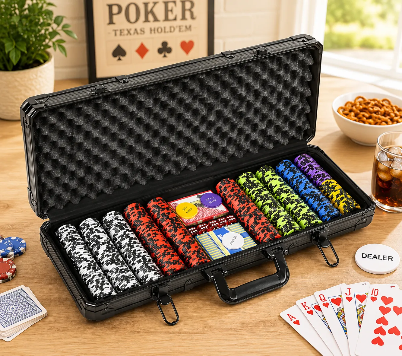Casino Poker Chip Set
