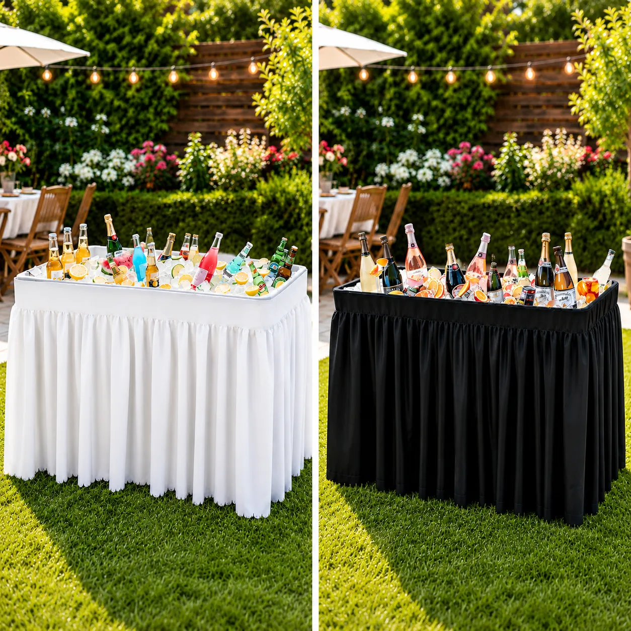 Portable Drink Cooling Bar Table