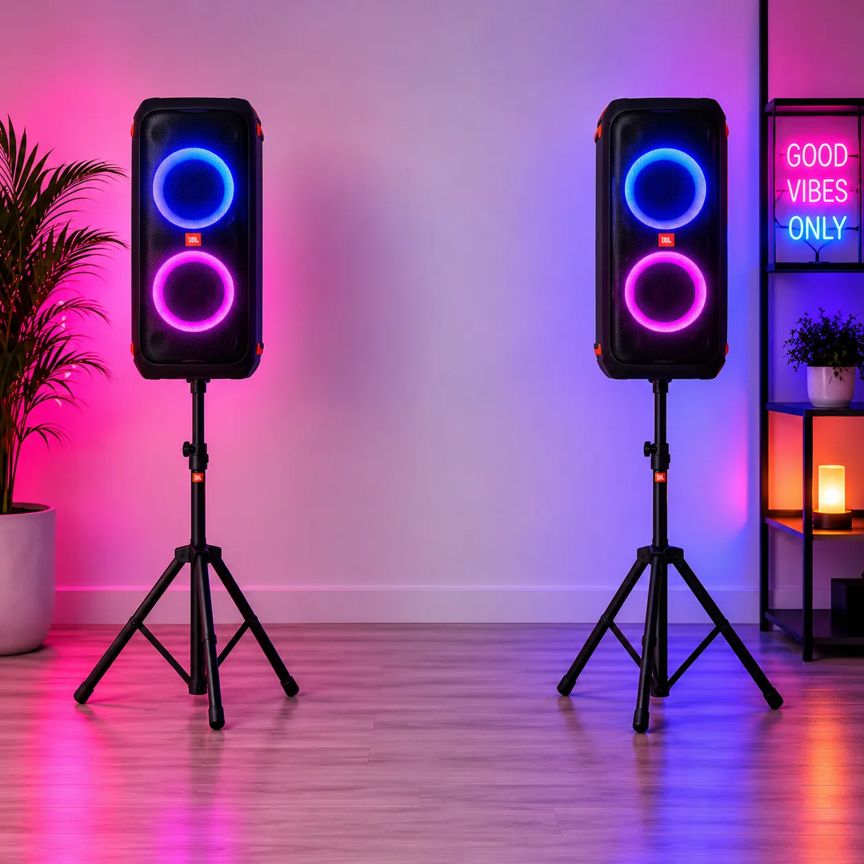 JBL Partybox Dual Speaker Bundle