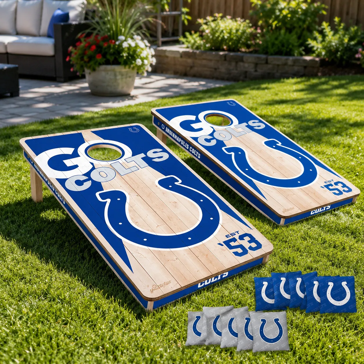 Indianapolis Colts® Licensed Cornhole Set
