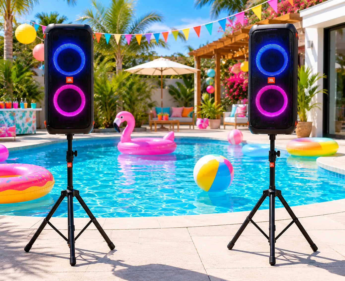 JBL Partybox Dual Speaker Bundle