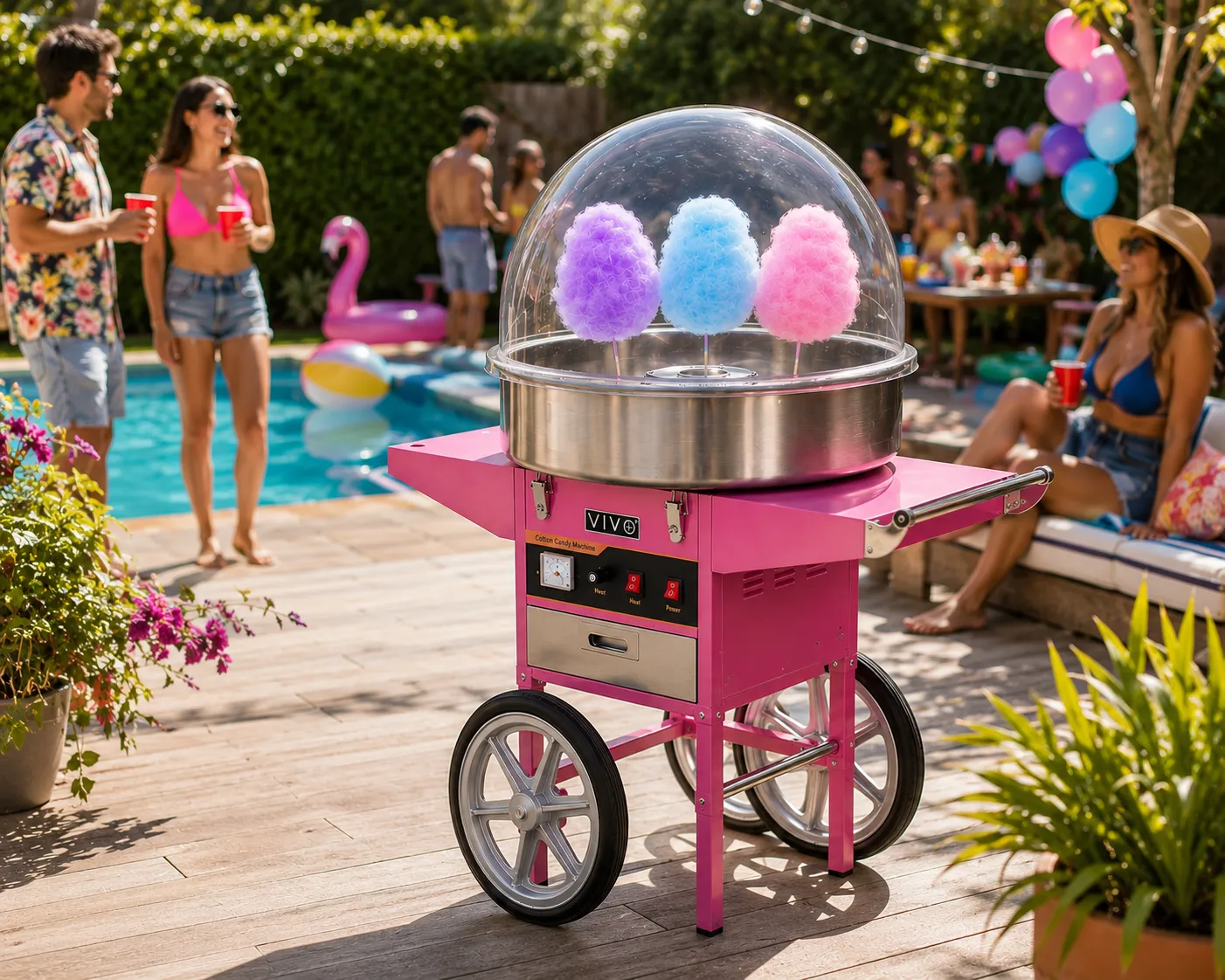 Cotton Candy Machine Cart