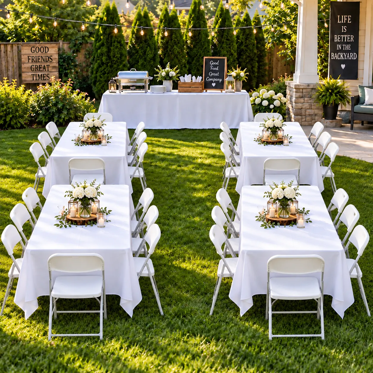 Backyard Party Essentials – 32 Guests