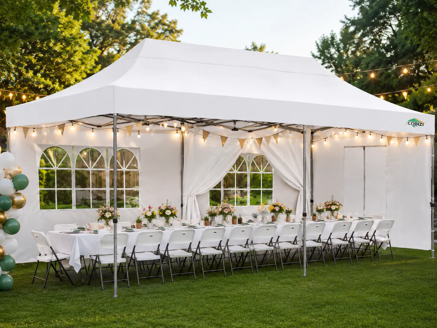 Deluxe 10' x 20' Outdoor Party & Wedding Canopy Tent