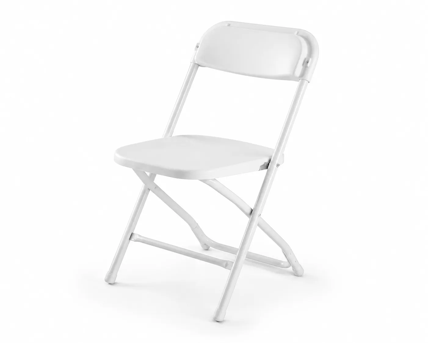 White Foldable Plastic Chair – 350-Pound Capacity