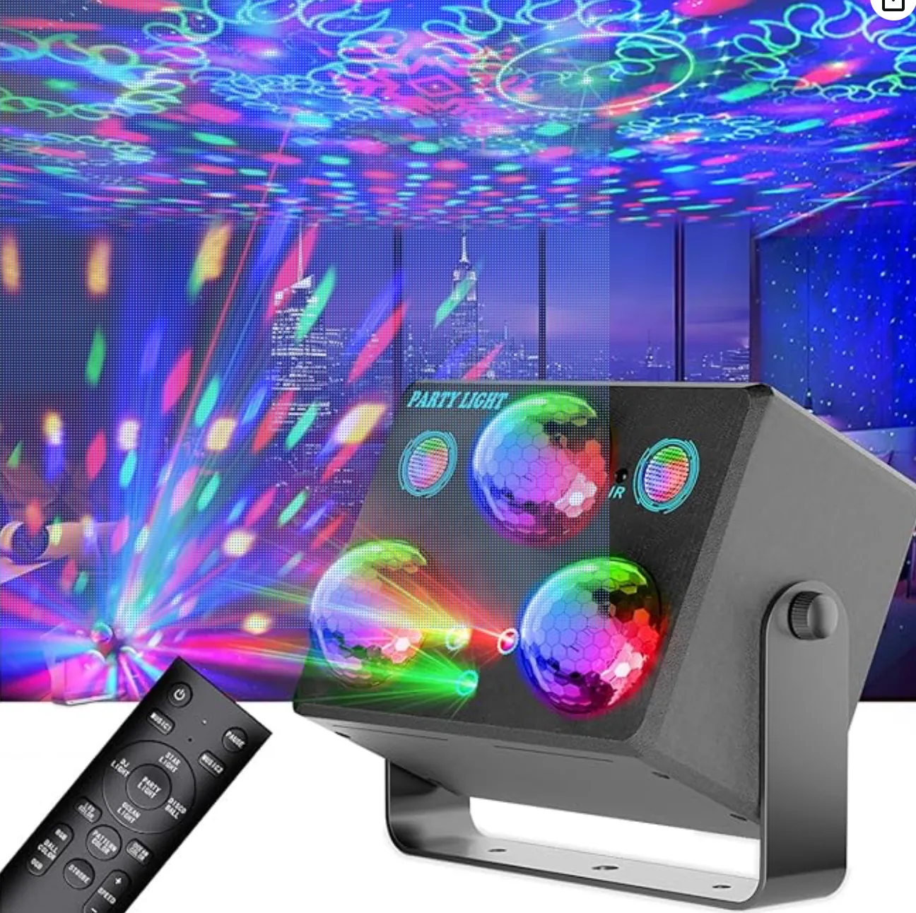 Party Lights,Disco DJ Strobe Light Rave Stage Projector