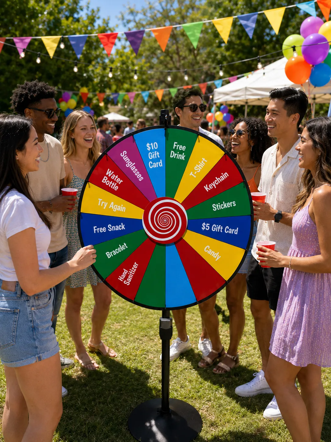 Spin-to-Win Prize Wheel