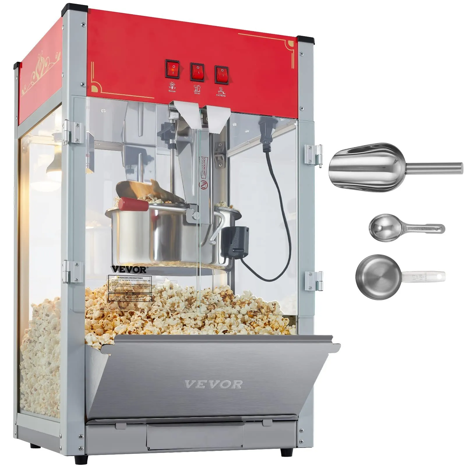 Commercial Popcorn Machine – 12oz Kettle
