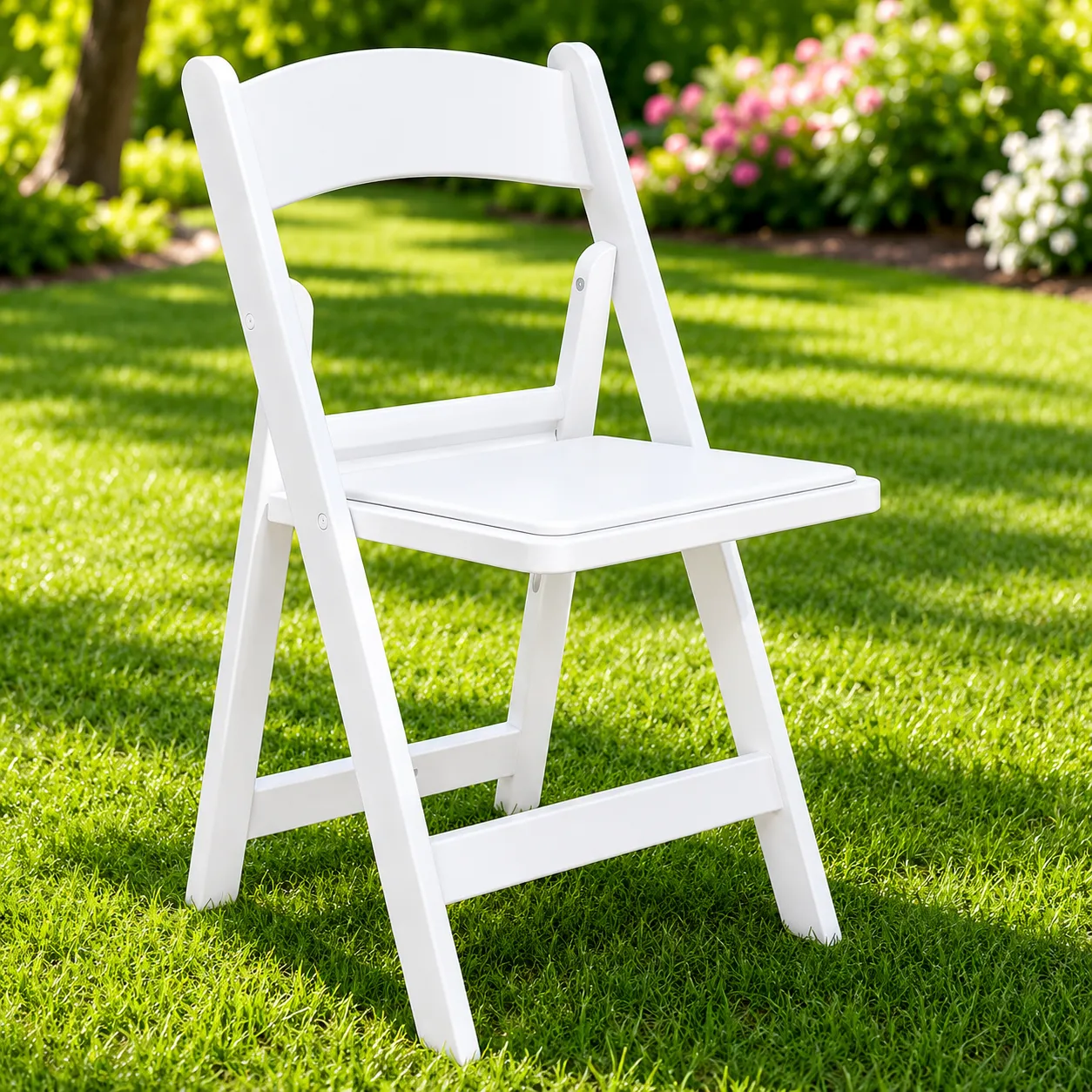 Premium White Folding Chair Rental