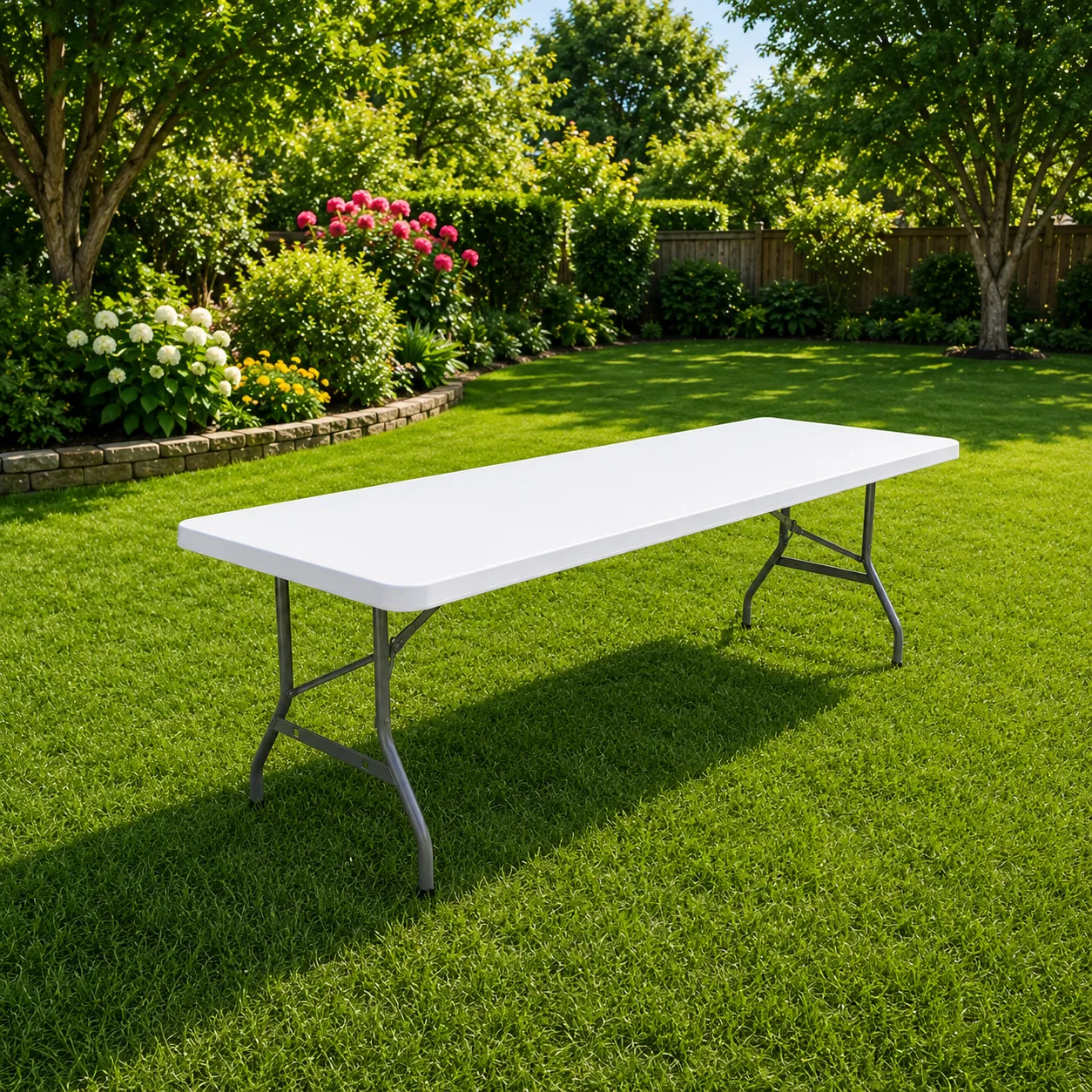 8' Rectangular Event Table – Seats 8–10