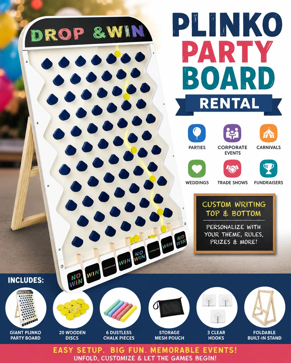 Plinko Party Board