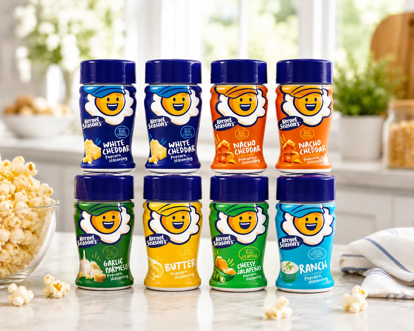 Kernel Season’s Mini Savory Popcorn Seasoning Variety Pack – Pack of 8