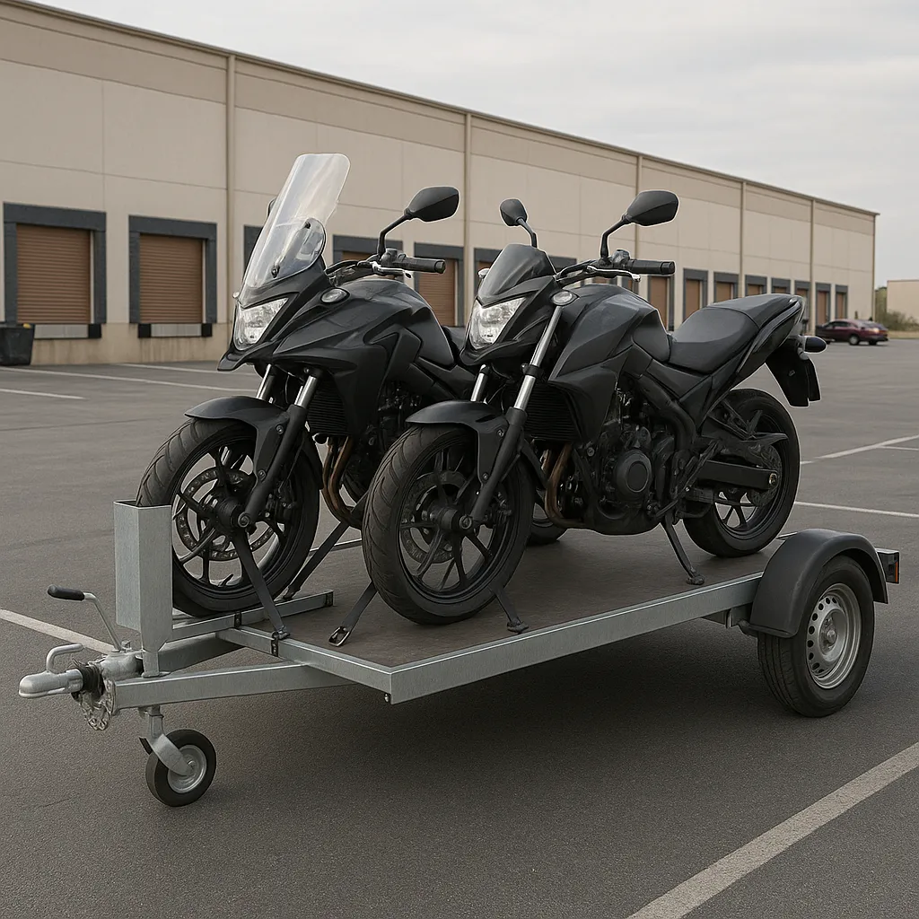 Remorque duo moto abaissable