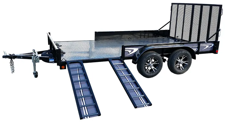 Echo Flatbed / Car Hauler 7' x 14' 7k Trailer