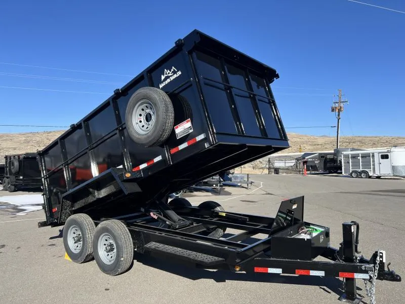 Dump Trailer 7x14 With 4 ft Walls