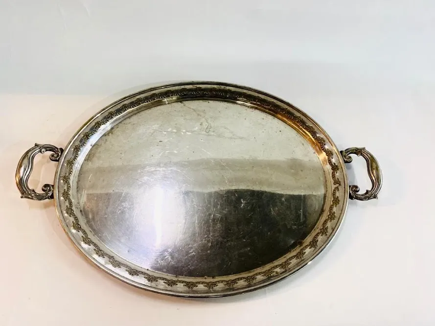 BANDEJAS  DE PLATA OVALES