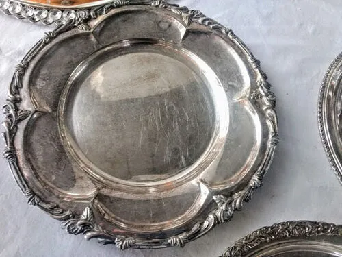 BANDEJAS DE PLATA REDONDAS