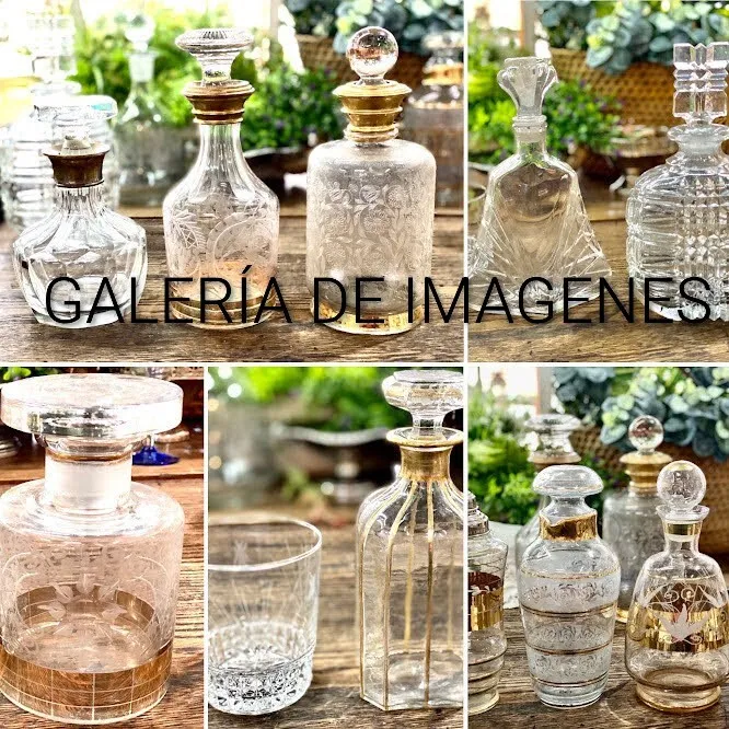 BOTELLONES DE CRISTAL