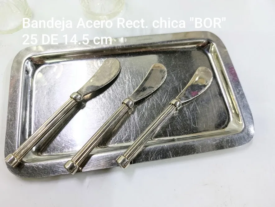 BANDEJAS PLATA RECTANGULARES
