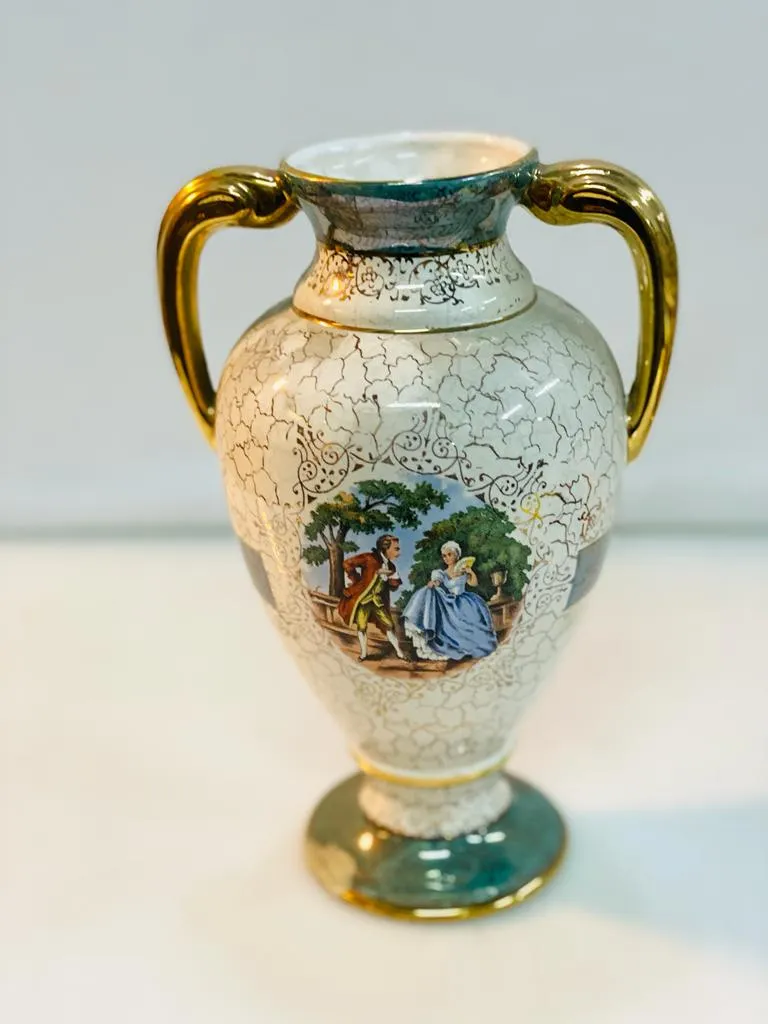 ANFORA ESCENAS GALANTE "MC" ( Diam  7 x  23 alt CM)