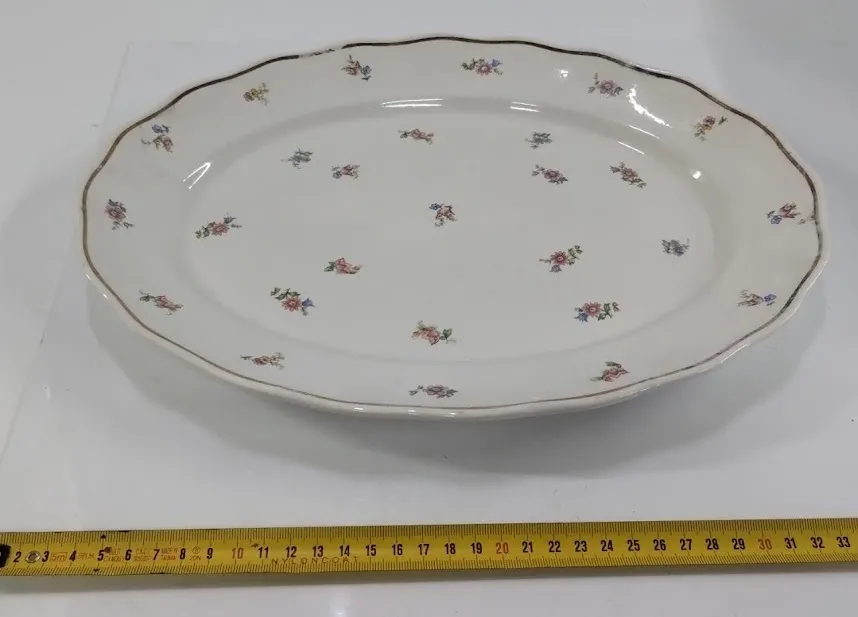 FUENTE OVAL  RIVERA "FLORCITA"  36 X 27 CM