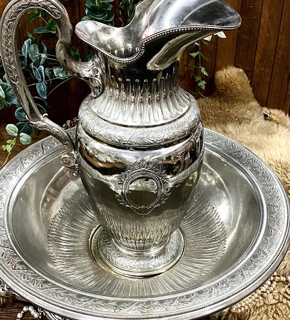 JOFAINA PLATA ANTIQUE  -2 PIEZAS  COD. 03