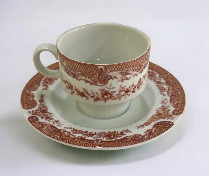TAZA DE TE TSUJI "RED BOUQUETE "
