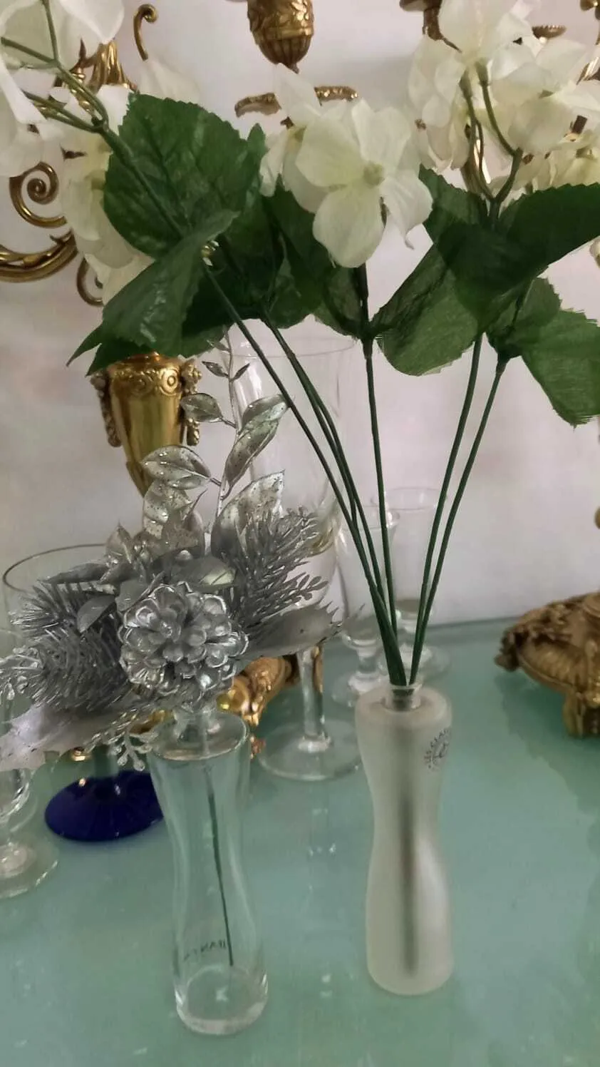 VIOLETERO ESMERILADO  LESCLASIQUE DIAM  1 CM  ALTO 12 CM  