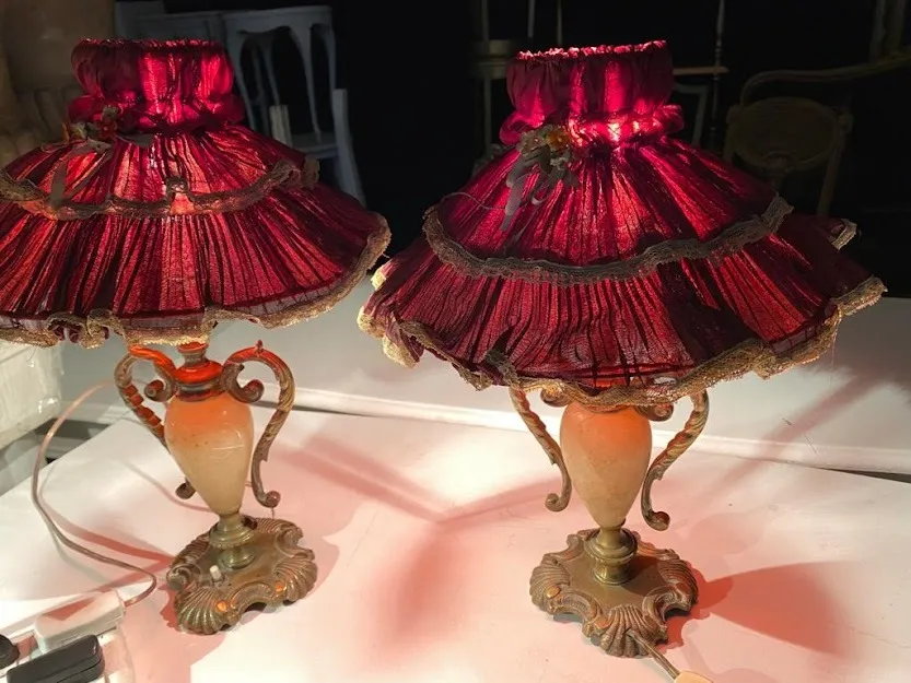 VELADOR  ALABASTRO  ASAS BRONCE   VEL 01