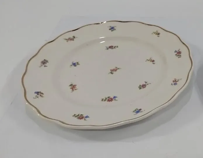 PLATO PLAYO RIVIERA "FLORCITAS" 25CM