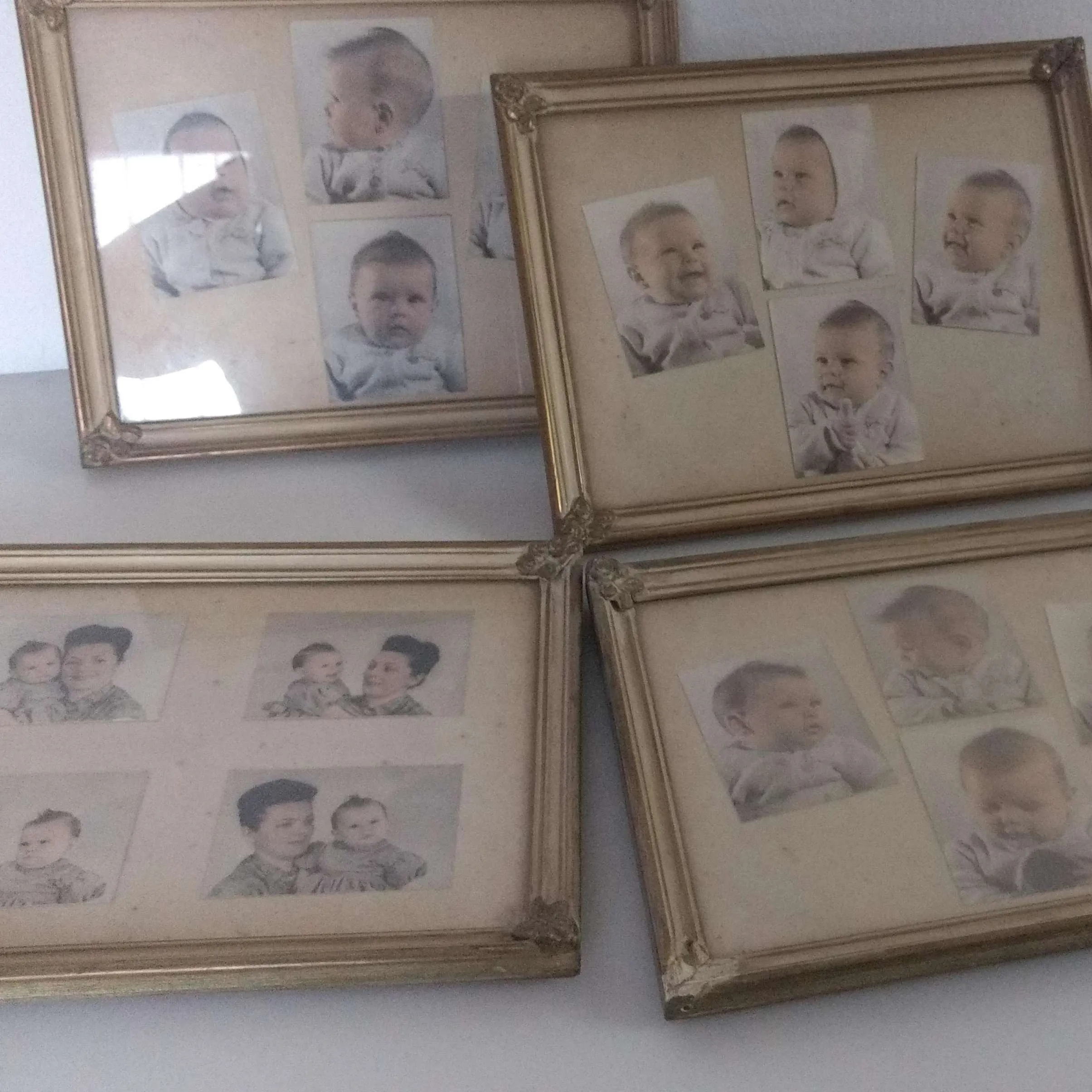 CUADROS ANTIGUOS BEBES 0.17 X 0.23 CM