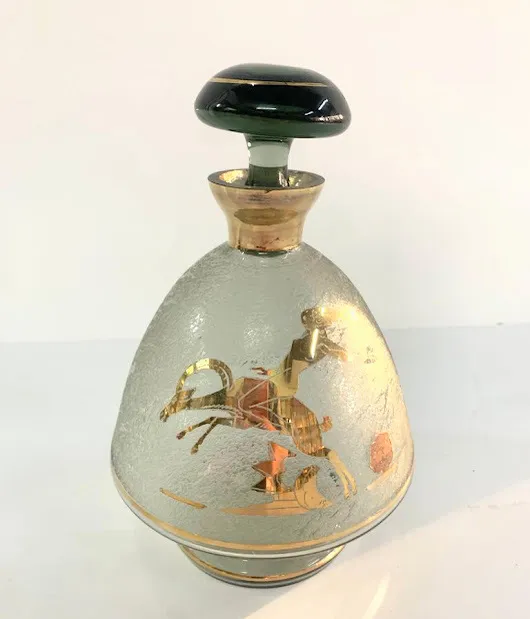 BOTELLON  LICORERA  FIGURA ORO ART DECO  "BOT40" 