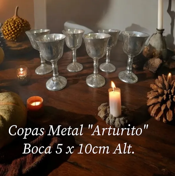 COPITAS METAL " ARTURITO"  Boca 5 x 10 cm Alt. 