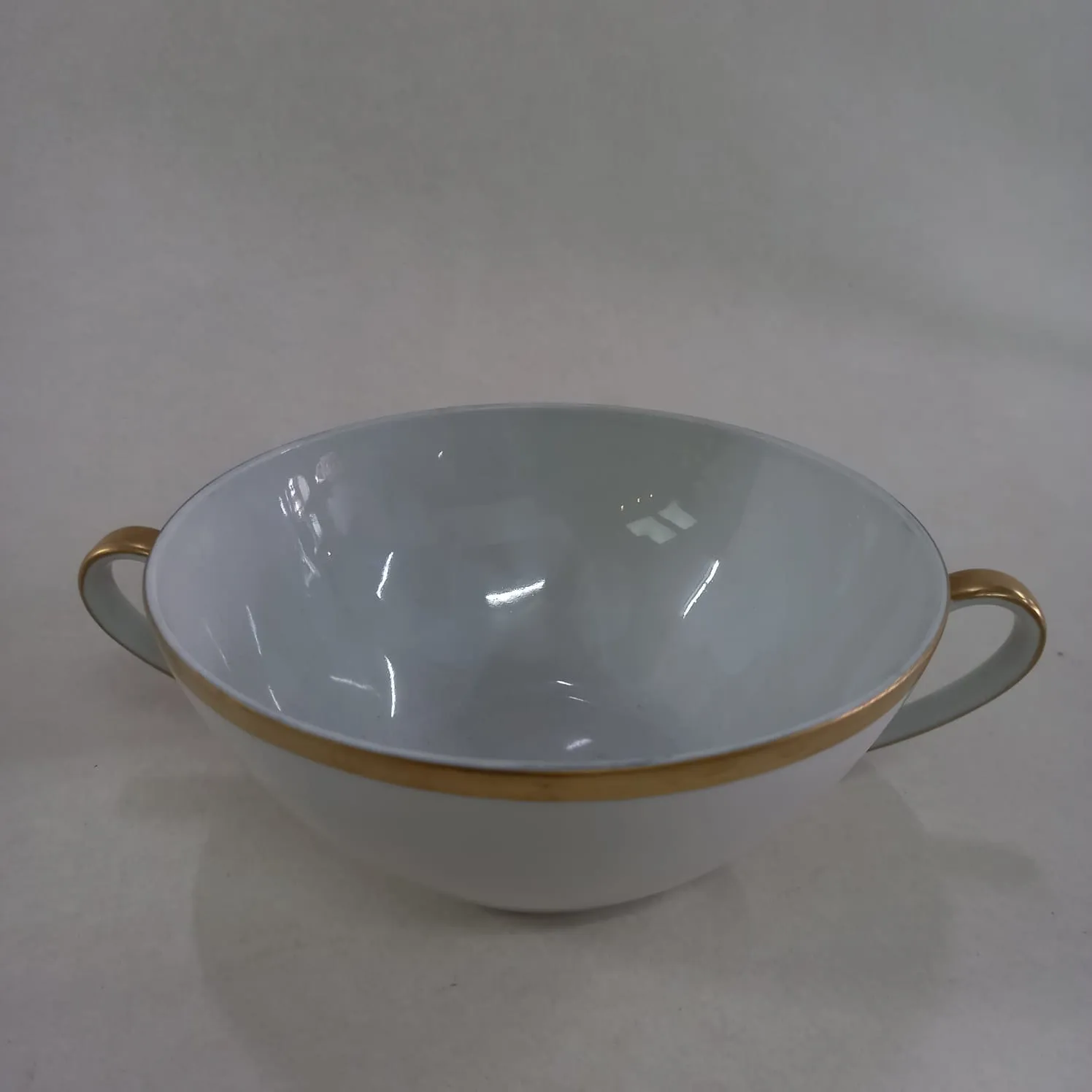 TAZA CONSOME  VERBANO LINEA 90 BORDE ORO 