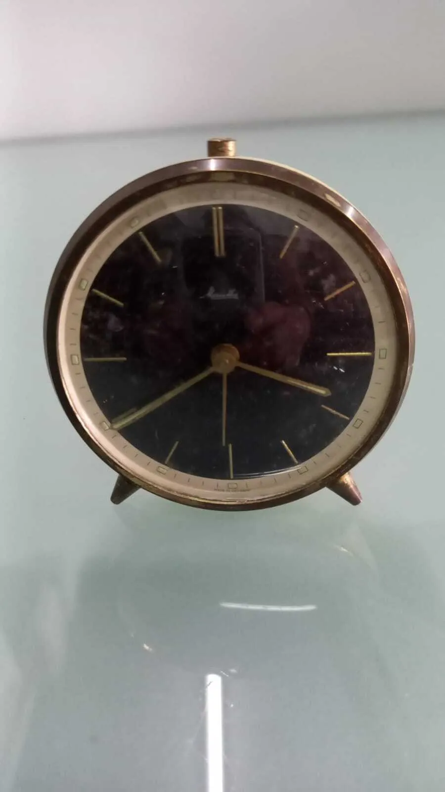 RELOJ DE MESA ANTIGUA  MANTHEY