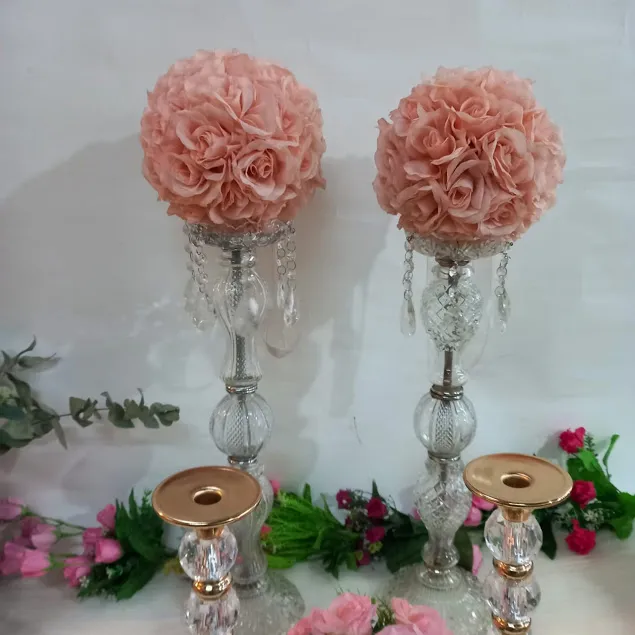 ESFERA DE  FLORES  SALMON  Diam 20 cm