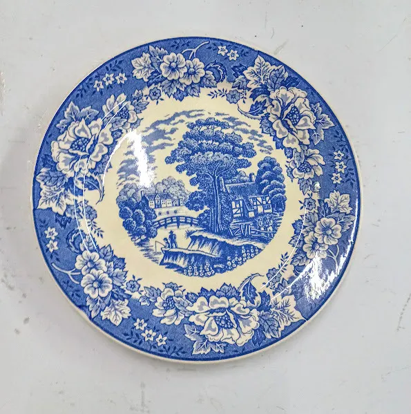 PLATO PLAYO BLUE & WHITE  KENT - 24 CM