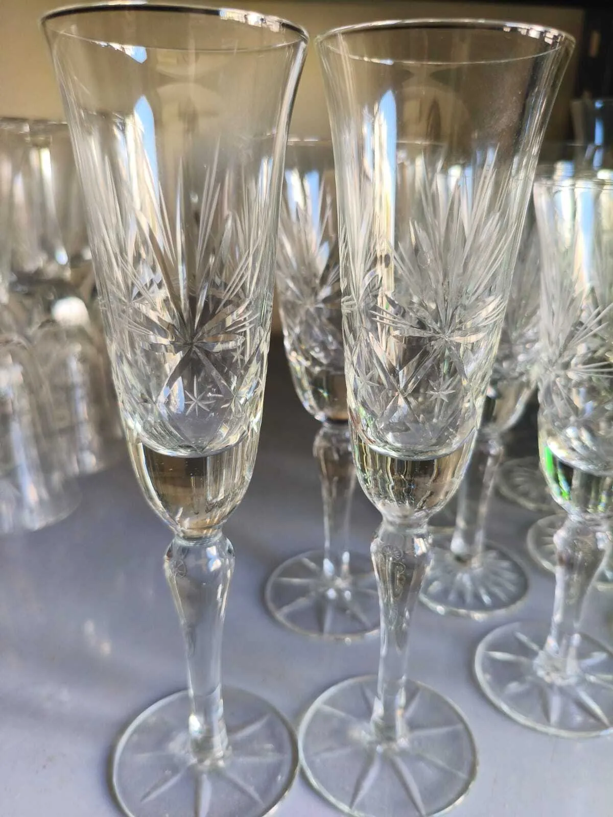 COPA CRISTAL ANTIQUE  FLAUTA (FRANCES)
