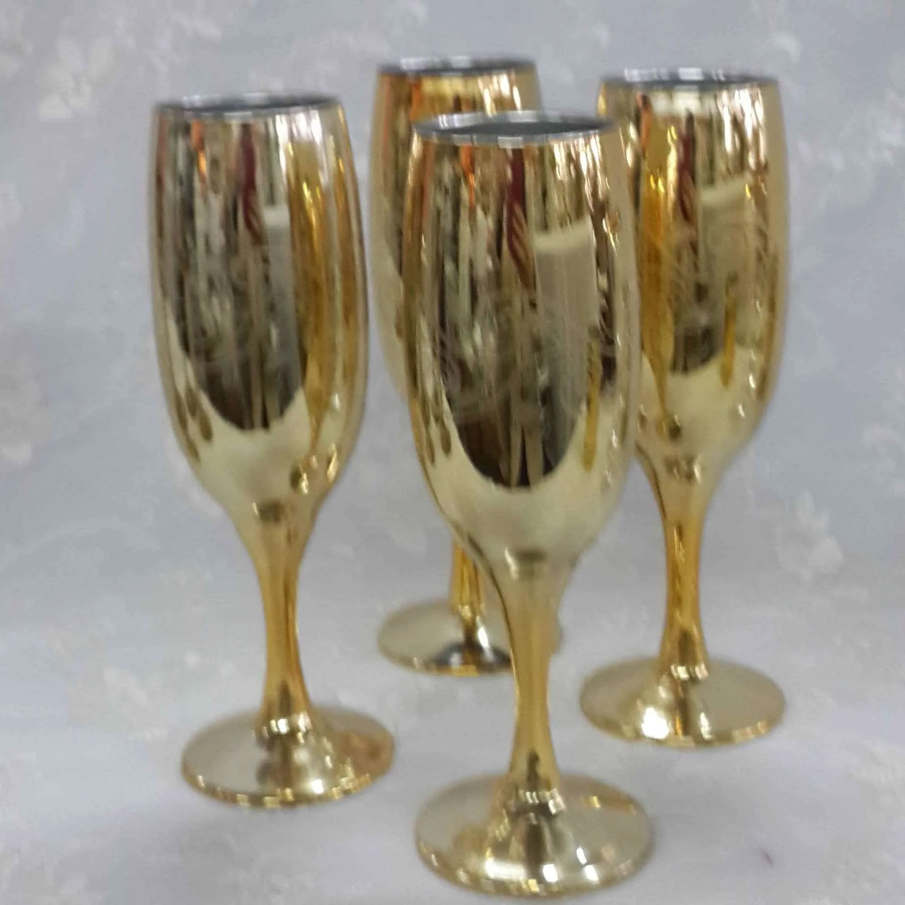 COPAS CHAMPAGNE TODO ORO