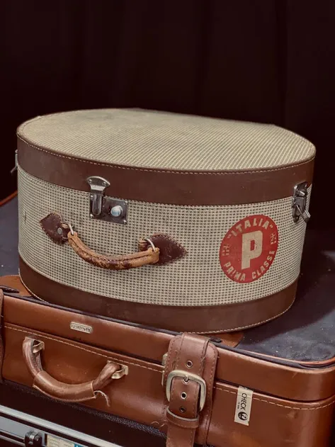 SOMBRERERA MARRON ITALIANA "P" DIAM. 0.50 ALTO 0.26 