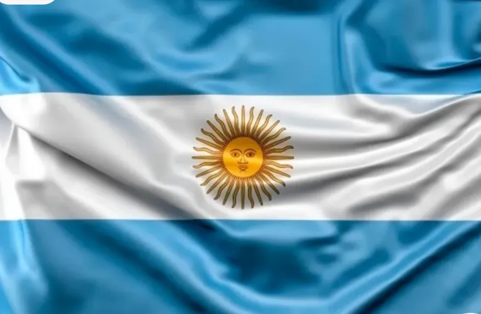 BANDERA ARGENTINA CON SOL
