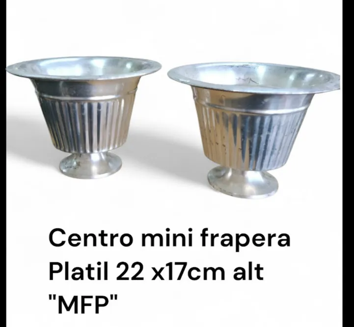 CENTRO MINI FRAPERA PLATIL -DIAM 22 X 17 CM ALT. " MFP"