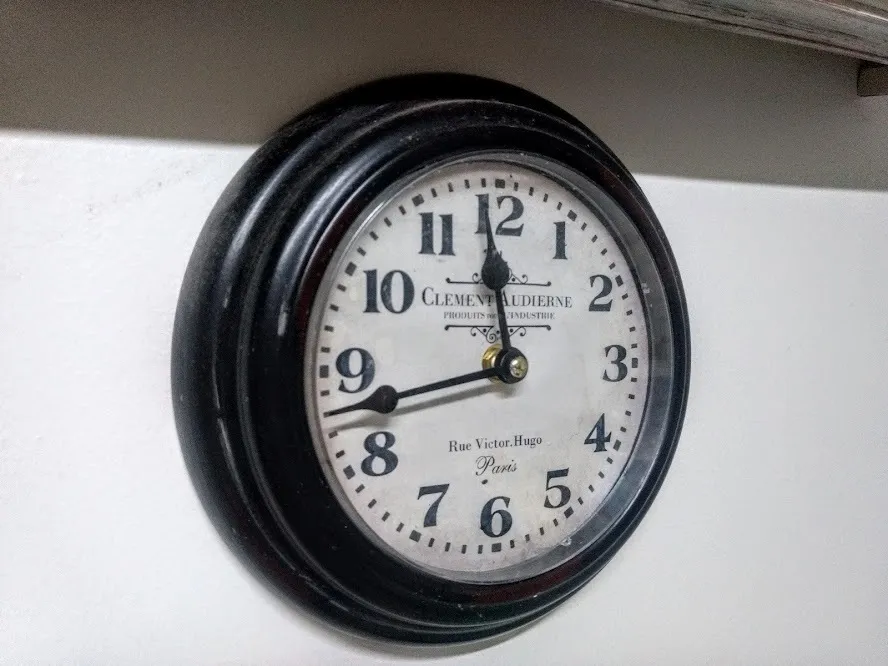 RELOJ DE PARED " CLEMENT" PARIS DIAM 21 CM