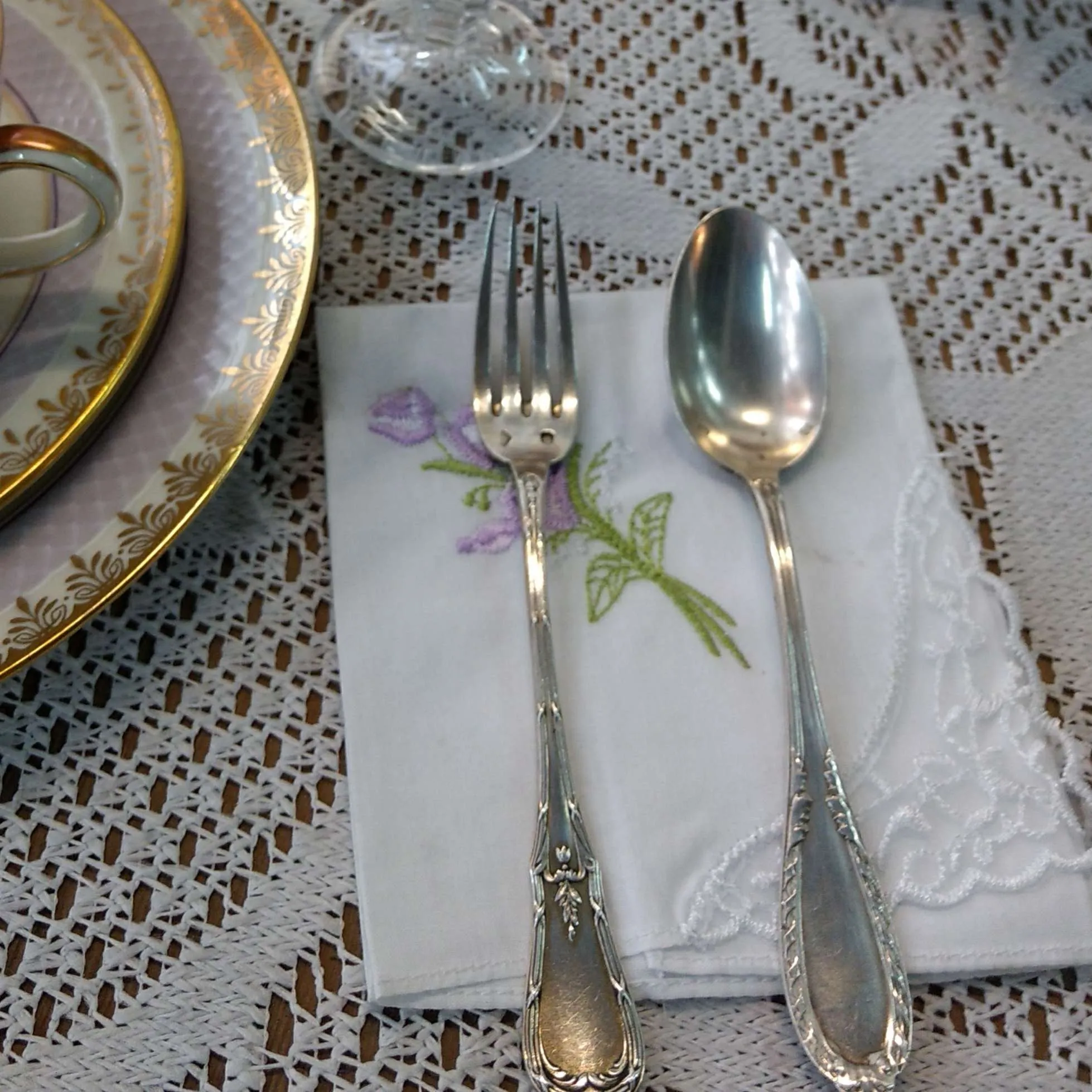 CUCHARITA DE TE PLATA ANTIQUE