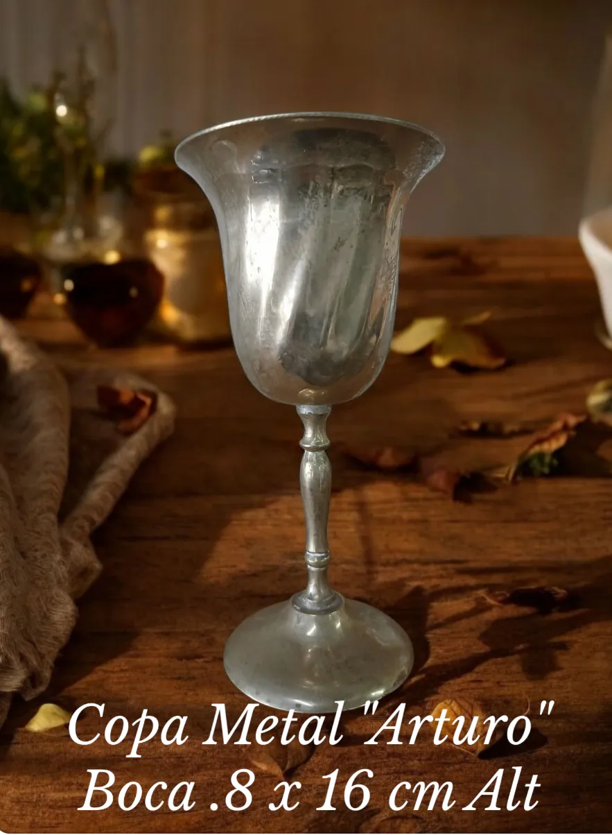 COPA METAL "ARTURO"  Boca 8 x 16 cm Alt